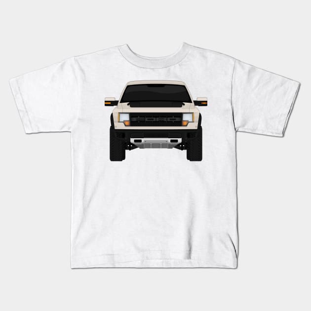 Raptor White platinum +hood decal Kids T-Shirt by VENZ0LIC